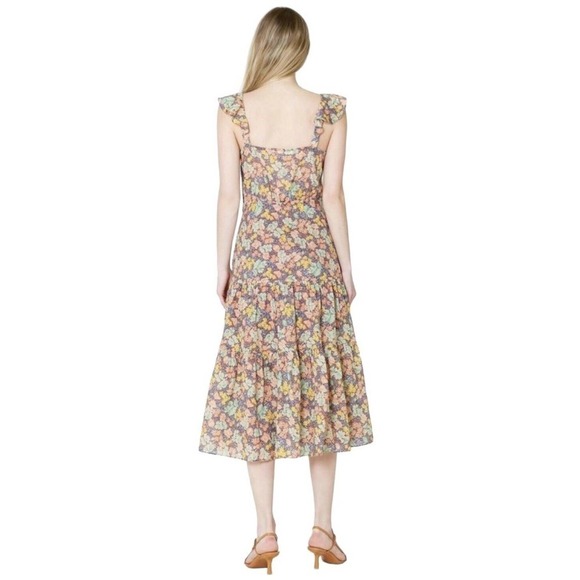 Veronica Beard Malgosia Knee Length Dress Womens Size 4 $495 Retro 40s Altered? - Picture 8 of 16